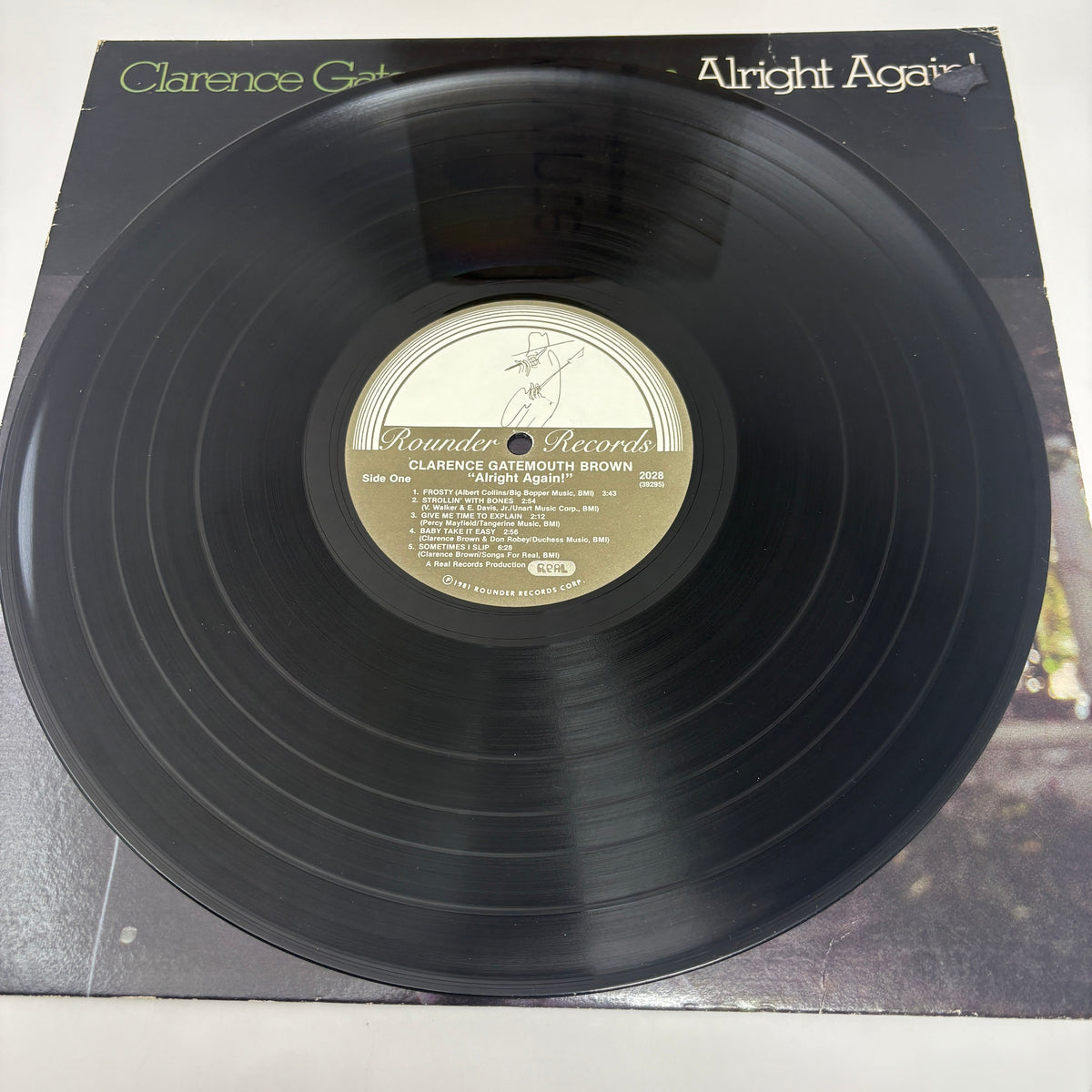 Clarence "Gatemouth" Brown : Alright Again! (LP,Album)