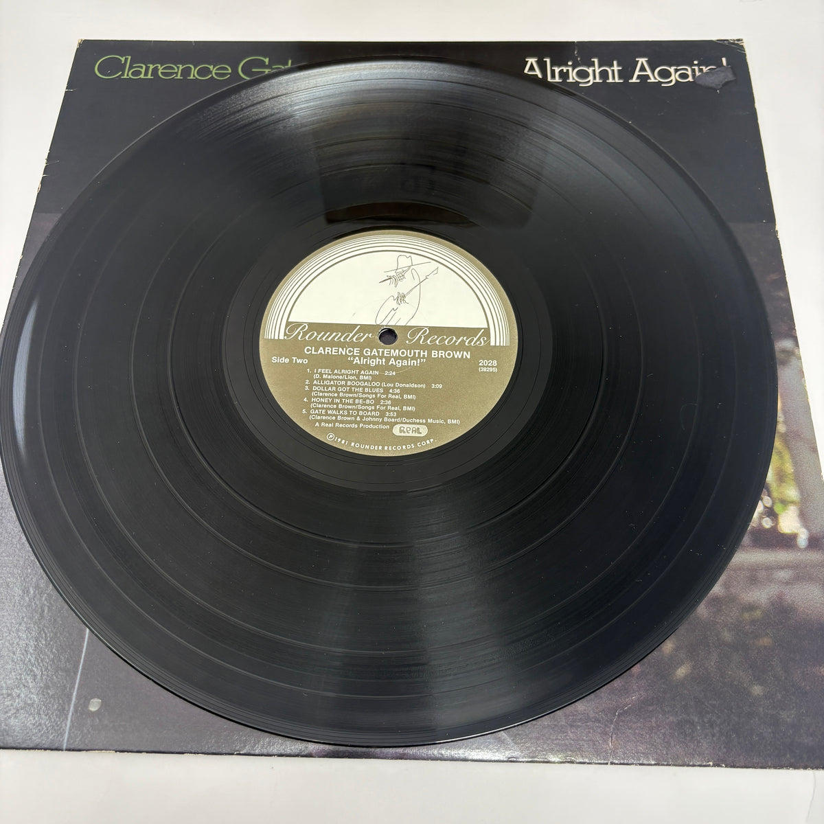 Clarence "Gatemouth" Brown : Alright Again! (LP,Album)