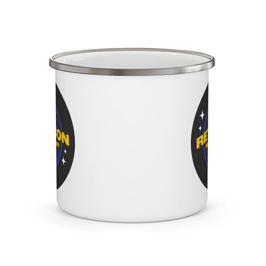 Retcon Records Enamel Camping Mug