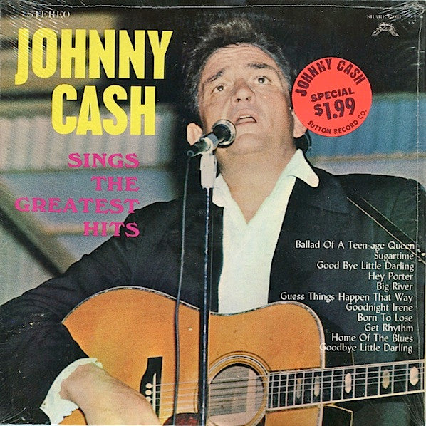 Johnny Cash : Sings The Greatest Hits (LP,Album,Compilation,Stereo,Reissue)