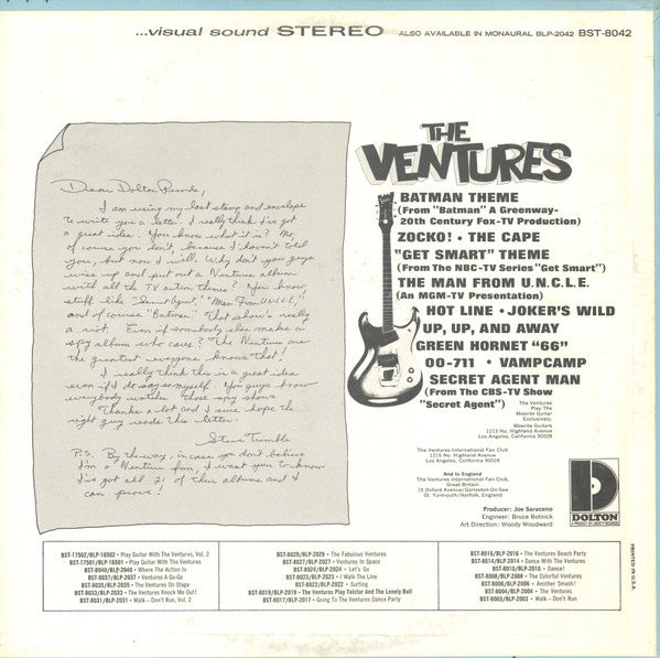 The Ventures : The Ventures (LP,Album,Stereo)
