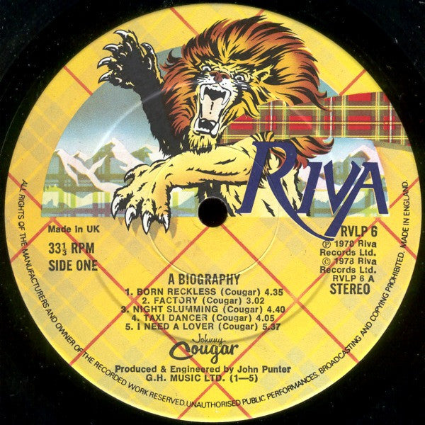 John Cougar Mellencamp : A Biography (LP,Album)