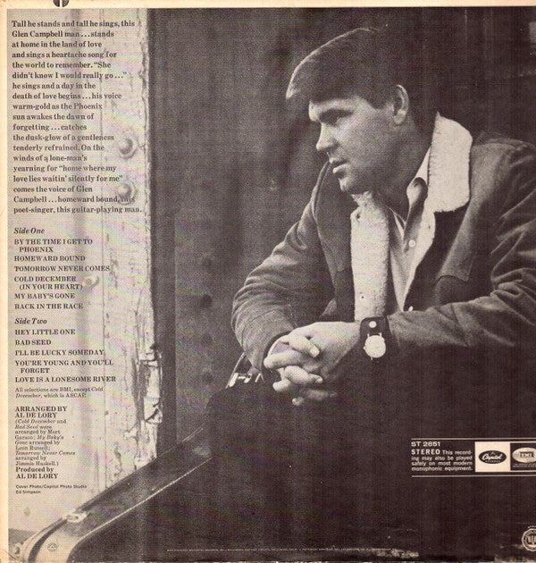 Glen Campbell : By The Time I Get To Phoenix (LP,Album,Stereo)